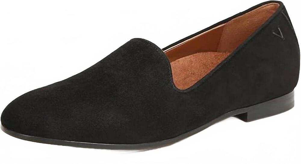 NEW VIONIC women's willa ll slip-on flats in black suede